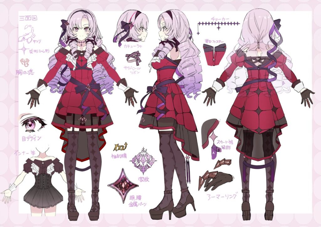壱百満天原サロメ　にじさんじ　コスプレ　参考　衣装　レイヤー　サロメ嬢